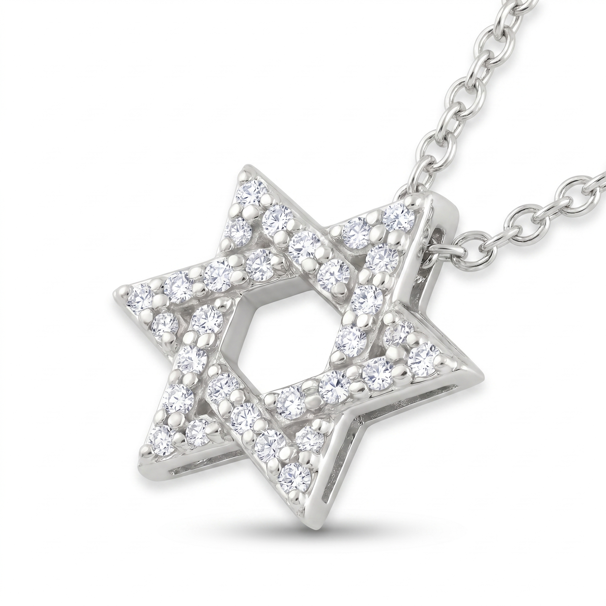 שרשרת הטיפה הזוהרת מואסנייט – אייס דיימונדס (3)